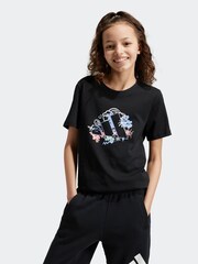 adidas Black Dark Graphic T-Shirt - Image 3 of 7