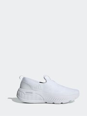 adidas White Cloudfoam Go Lounger In Trainers - Image 1 of 9