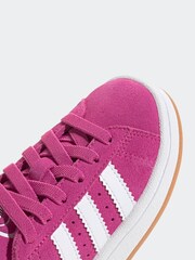 adidas Originals Pink Kids Campus 00s Elastic Lace Trainers - Image 7 of 7
