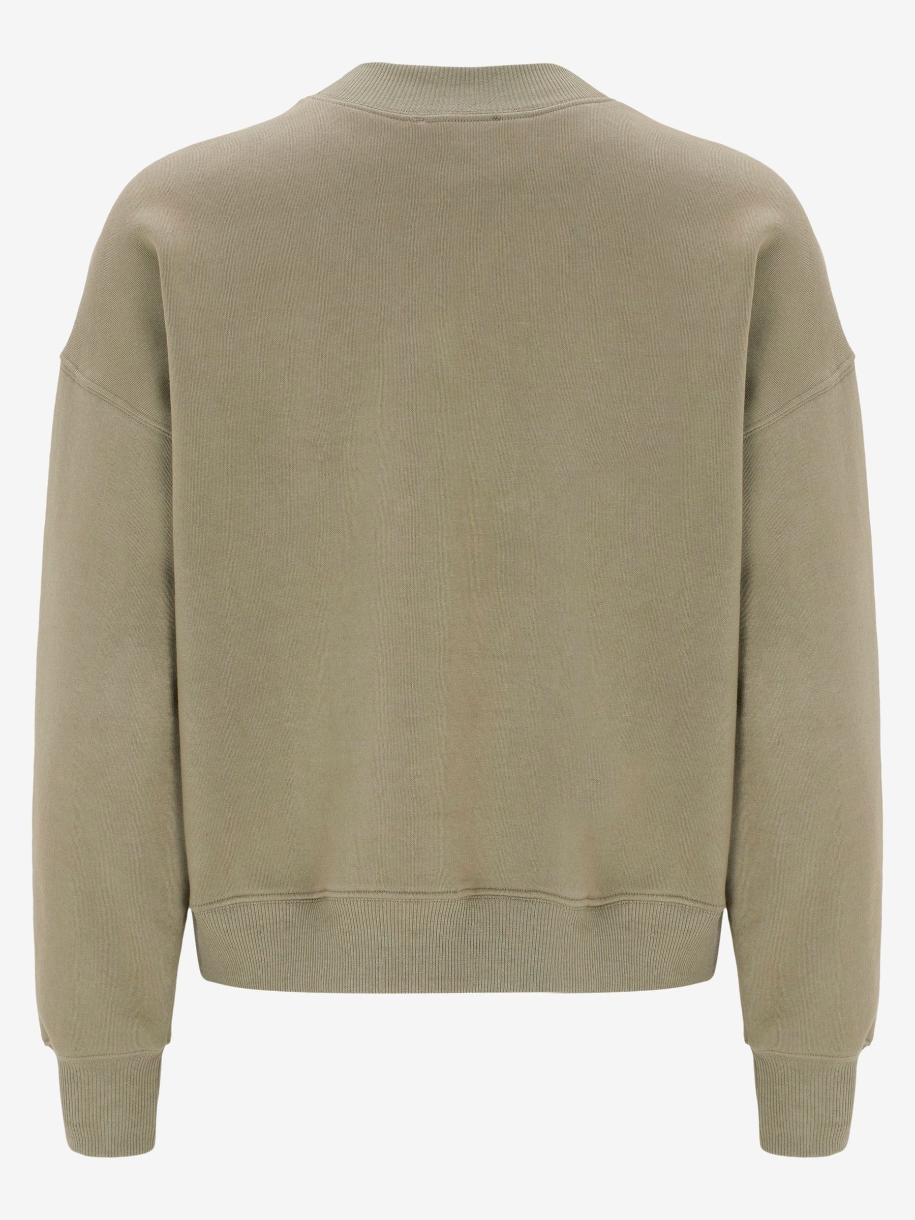 Buy Mint Velvet Green Khaki Iconic Slogan Sweatshirt from Next Luxembourg