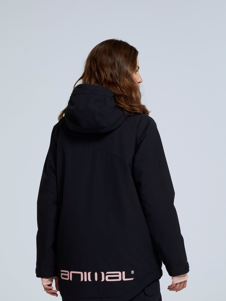 Animal Dark Black Tignes Womens Snow Jacket - Image 2 of 10