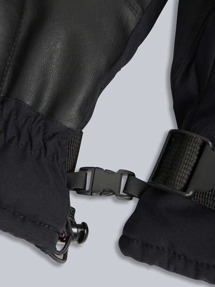 Animal Black Kids Toasty Waterproof Snow Gloves - Image 6 of 6