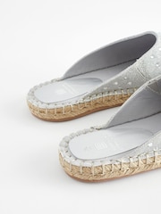 Silver Forever Comfort® Espadrille Mules - Image 3 of 6