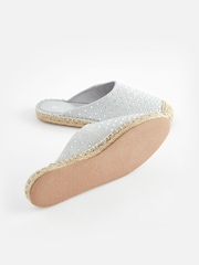 Silver Forever Comfort® Espadrille Mules - Image 5 of 6
