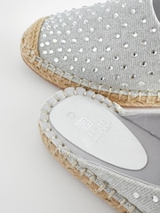 Silver Forever Comfort® Espadrille Mules - Image 6 of 6