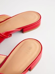 Red Forever Comfort® Point Toe Strappy Mules - Image 9 of 9