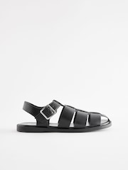 Black Forever Comfort® Fisherman Sandals - Image 5 of 8