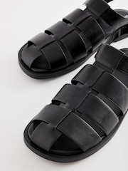Black Forever Comfort® Fisherman Sandals - Image 6 of 8