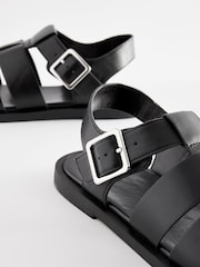Black Forever Comfort® Fisherman Sandals - Image 7 of 8