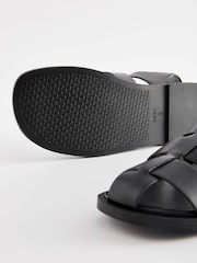 Black Forever Comfort® Fisherman Sandals - Image 8 of 8