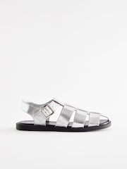 Silver Forever Comfort® Fisherman Sandals - Image 1 of 4