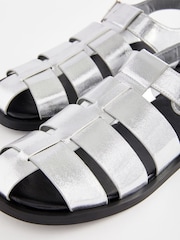 Silver Forever Comfort® Fisherman Sandals - Image 3 of 4