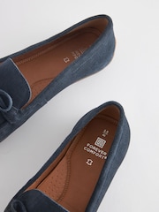 Mornarica - Usnje Forever Comfort® pentlja Driver čevlji - Slika 4 iz 5