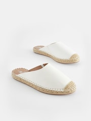 White Forever Comfort® Espadrille Mules - Image 5 of 10
