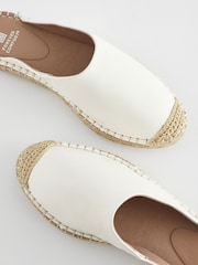White Forever Comfort® Espadrille Mules - Image 8 of 10