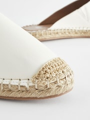 White Forever Comfort® Espadrille Mules - Image 9 of 10