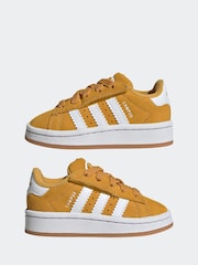adidas Originals Yellow Campus 00s Elastic Lace Trainers - Image 7 of 9