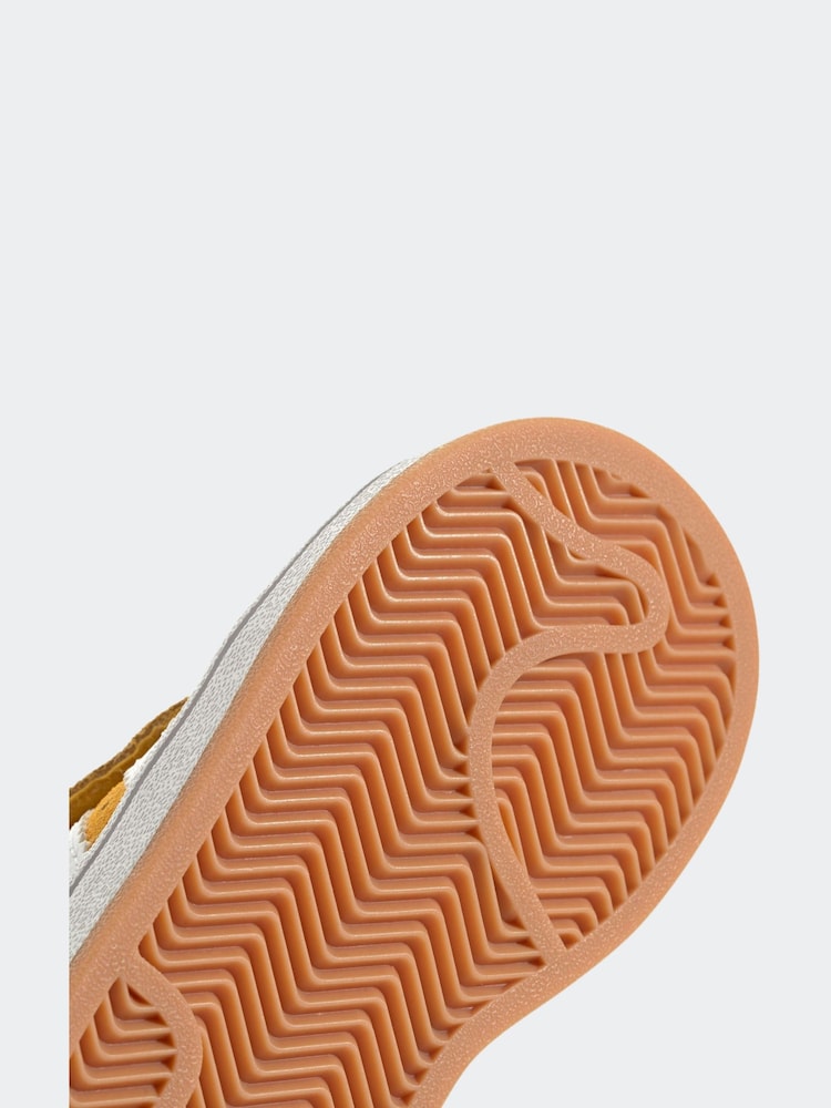 adidas Originals Yellow Campus 00s Elastic Lace Trainers - Image 8 of 9