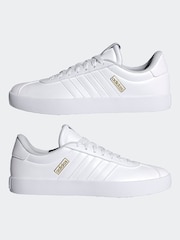 adidas White VL Court 3.0 Trainers - Image 10 of 17