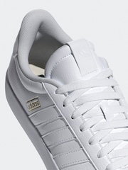 adidas White VL Court 3.0 Trainers - Image 14 of 17