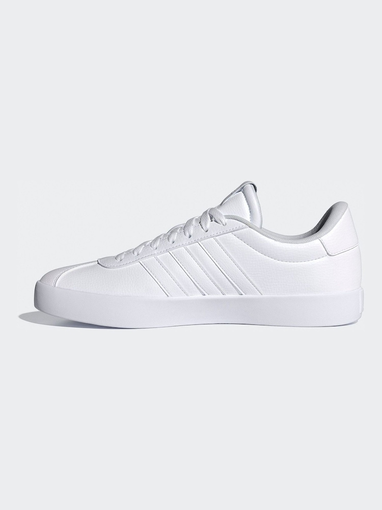 adidas White VL Court 3.0 Trainers - Image 16 of 17