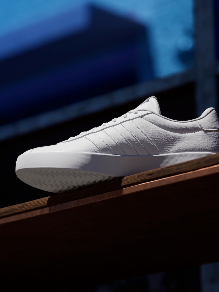 adidas White VL Court 3.0 Trainers - Image 6 of 17