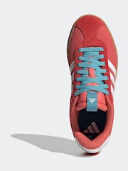 adidas Red Marun VL Court 3.0 Trainers - Image 6 of 14