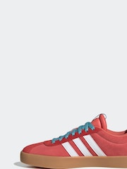 adidas Red Marun VL Court 3.0 Trainers - Image 7 of 14