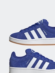 adidas Blue/White Junior Campus 00s Trainers - Image 5 of 9