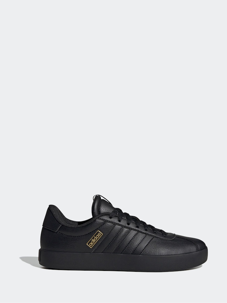 adidas Black VL Court 3.0 Trainers - Image 1 of 9