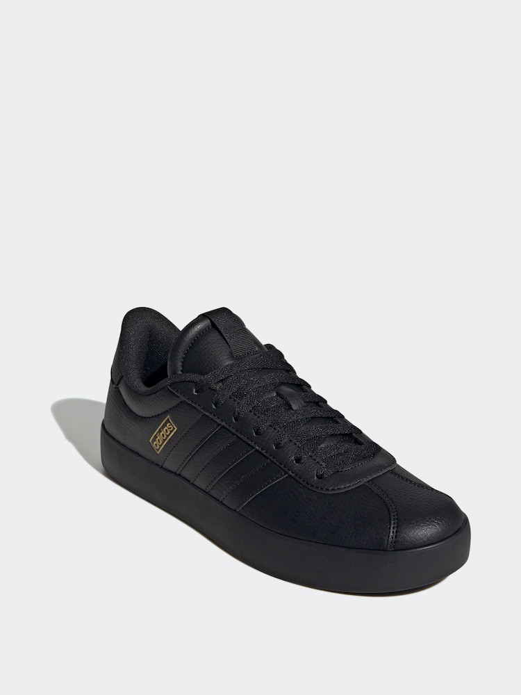 adidas Black VL Court 3.0 Trainers - Image 5 of 9