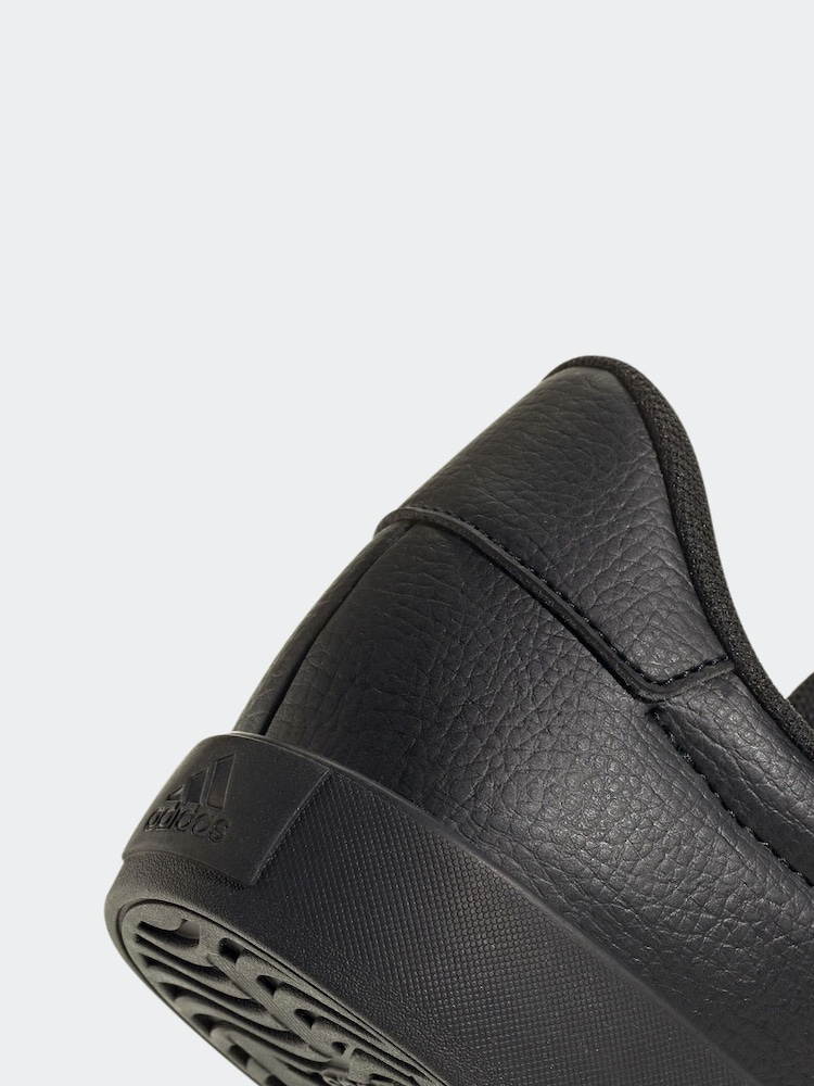 adidas Black VL Court 3.0 Trainers - Image 8 of 9