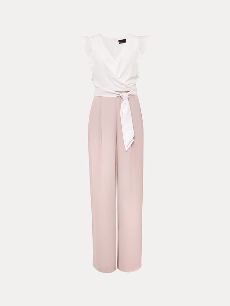 Phase Eight Pink Ayla Ruffle Jumpsuit - Image 7 of 7