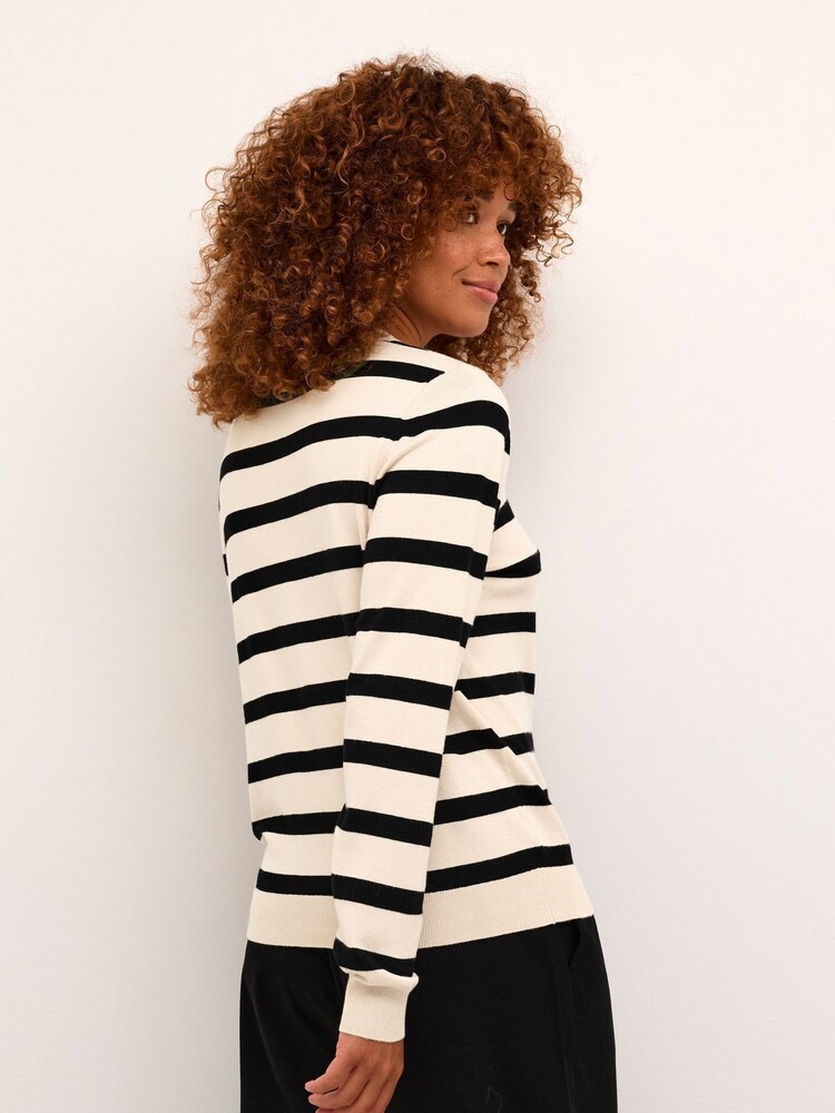 Kaffe Mala Knit White Cardigan - Image 2 of 6