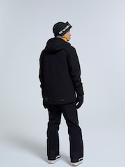 Temno črna barva - Animal Moški logotip Laxx Snow Snow kotna; suknjič - Slika 4 iz 6