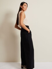 Phase Eight Black Ponte Mila Wide Leg Trousers - Image 3 of 7