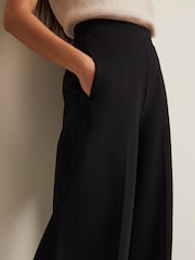 Phase Eight Black Ponte Mila Wide Leg Trousers - Image 6 of 7