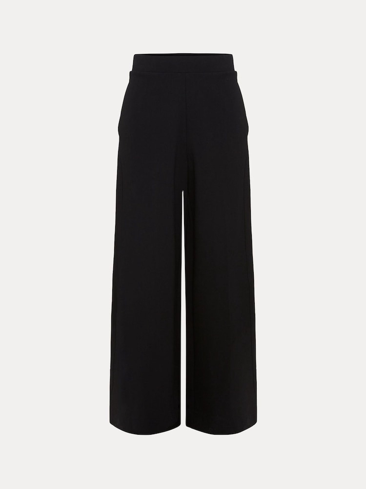 Phase Eight Black Ponte Mila Wide Leg Trousers - Image 7 of 7