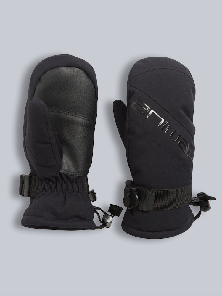 Animal Black Cosy Kids Ski Mittens - Image 1 of 6