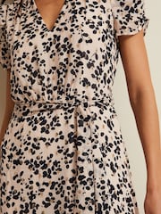 Phase Eight Black Multi Floral Amy Midi Dress - Image 6 of 8