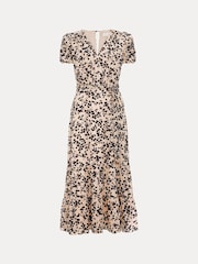 Phase Eight Black Multi Floral Amy Midi Dress - Image 8 of 8