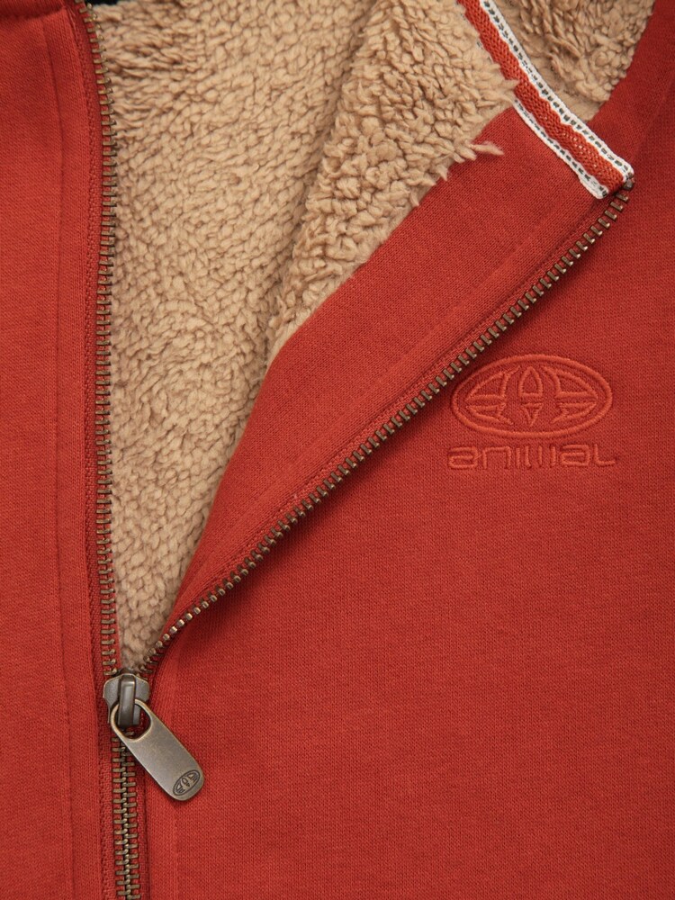 Animal Orange Samuel Mens Organic Hoodie - Image 4 of 5