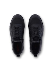 Kickers Black Tovni Lo Mix Mesh Leather Trainers - Image 5 of 5