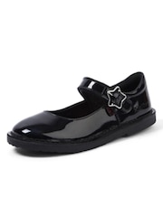 Kickers Black Adlar MJ Stardust Patent Shoes - Image 3 of 5