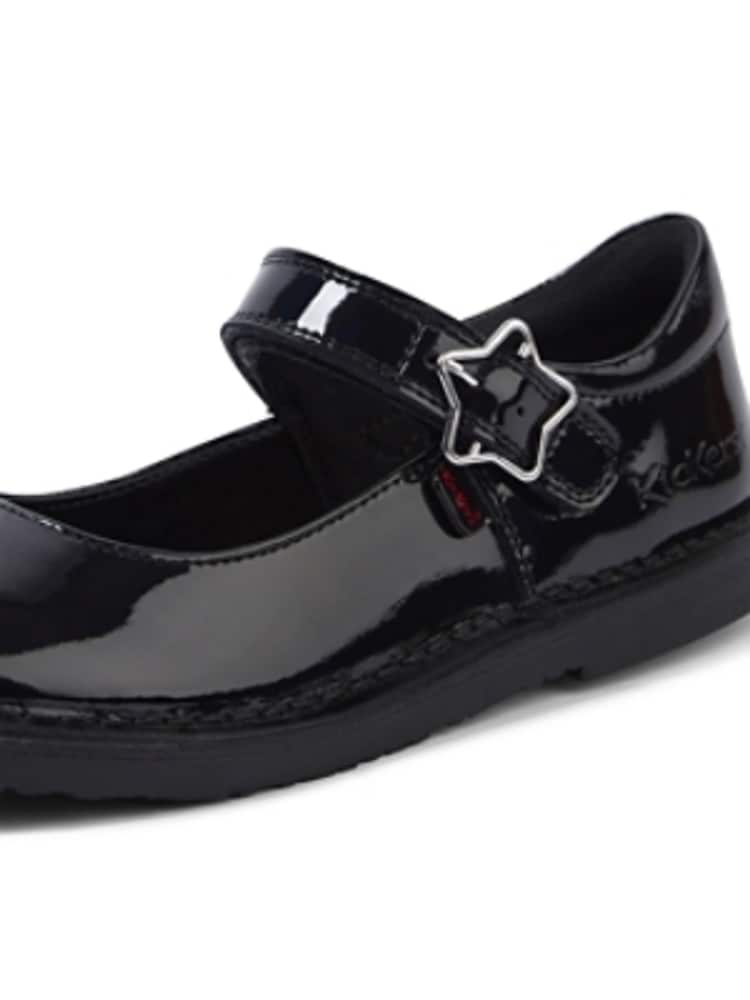 Kickers Black Adlar MJ Stardust Patent Shoes - Image 5 of 5