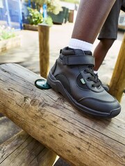 Kickers Black Stomper Hi Leather Boots - Image 1 of 7