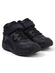 Kickers Black Stomper Hi Leather Boots - Image 4 of 7