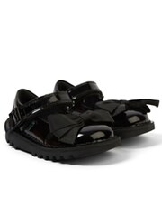 Kickers Black MJ Bow Patent Shoes - Image 1 of 6