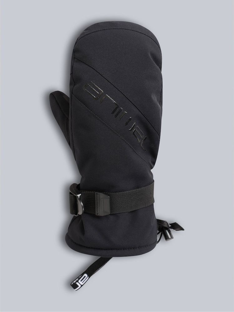 Animal Black Ski Womens Track Mittens - Image 2 of 5
