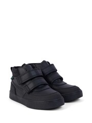 Kickers Black Tovni Scuff Hi Leather Trainers - Image 2 of 5